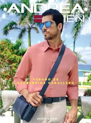 Catálogo ANDREA MEN Accesorios Verano 2025